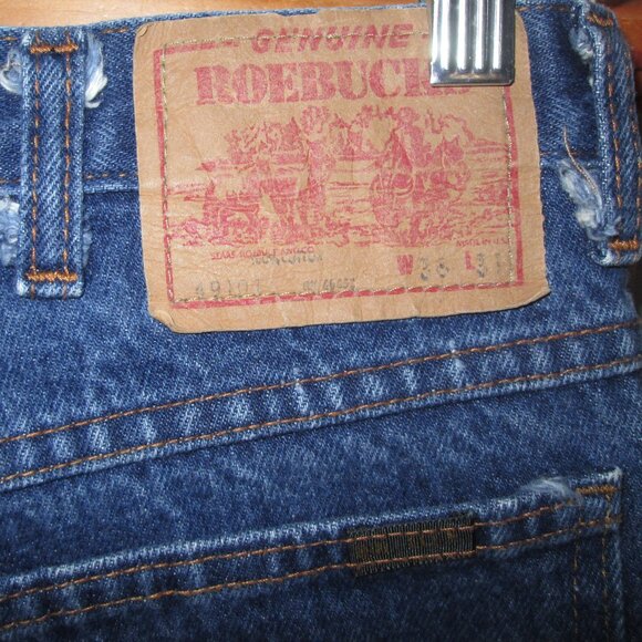 Genuine Sears Roebucks Jeans Men's 33 X 31 USA Made Vintage - Picture 3 of 8